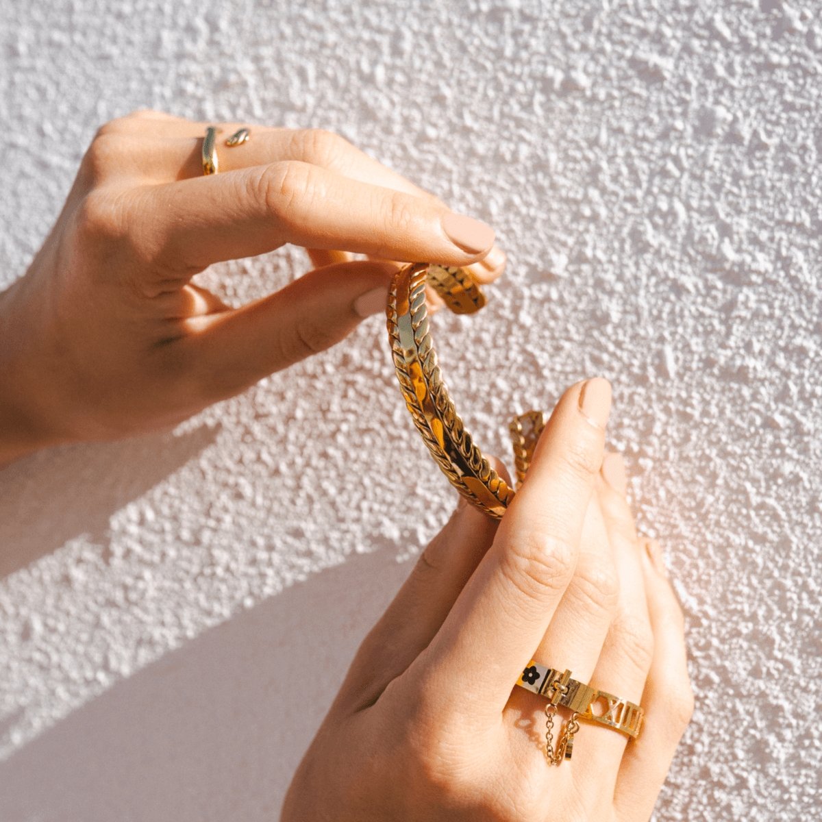 RIVYERA - Bracelet “Feuilles”